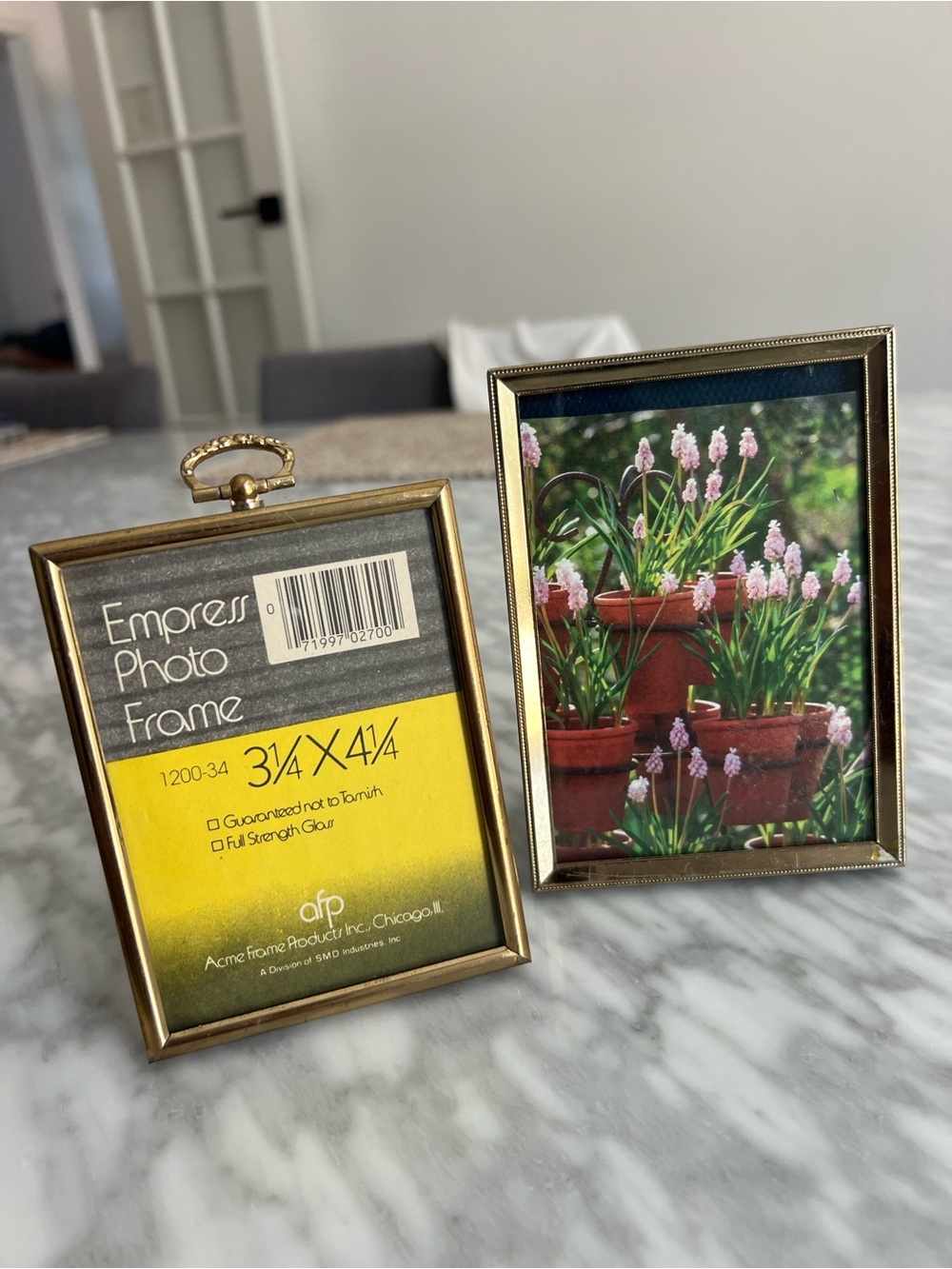 Vintage Photo Frame Gold-tone Picture Frames Set